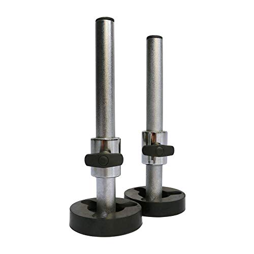Powertec One Inch Weight Horn Adapter, (Set of 2) - Standard Weight Plate Holder Attachment for Powertec Gym Machines - Premium Gym Equipment and Home Gym Accessories