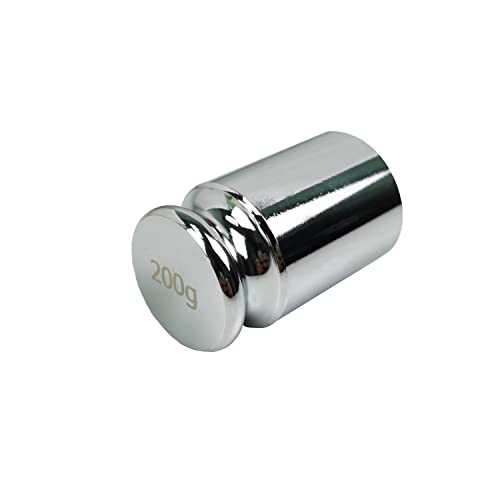 HFS(R) Calibration Weight 200 Gram M2 Class Chrome Scale Balance Calibration Weight for Digital Scale, Pocket Scale - size: 200G