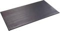SuperMats Heavy Duty Equipment Non-Slip Mat 20GS | 24" × 46" – Fits indoor cycles, spin bikes, upright bikes, stationary bikes, steppers, and mini ellipticals. - color: Black