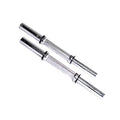 CAP Barbell 14" Regular Dumbbell Handles | Multiple Options - color: Chrome - Pair, style: Not Threaded/ No Collars