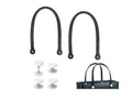 Replacement Straps for S/M Rubber Beach Bag, Replacement Handles with 4 Snaps, EVA Bag Strap Replacement - color: Black