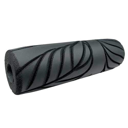 Drywall Texture Pattern Roller for Decorative Paint Texturing - Palm Leaf Design