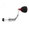 Tbest Fishing Spinning Reel Handle Metal Rocker Arm Reel Replacement Power Handle Grip - color: Red, size: Medium