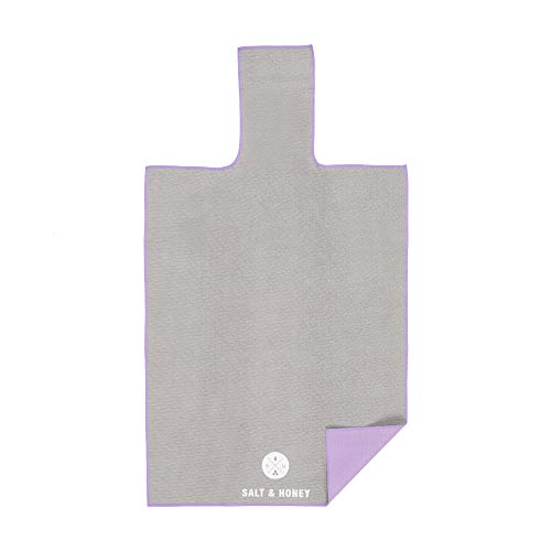 Salt & Honey Non-Slip Pilates Reformer Mat Towel - color: Gray
