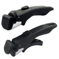 2pcs Removable Pot Handles, Black, 7.5" | Heat-Resistant, Detachable Replacement Handle, Universal Fits for All Cookware Pans & Pots - color: Black
