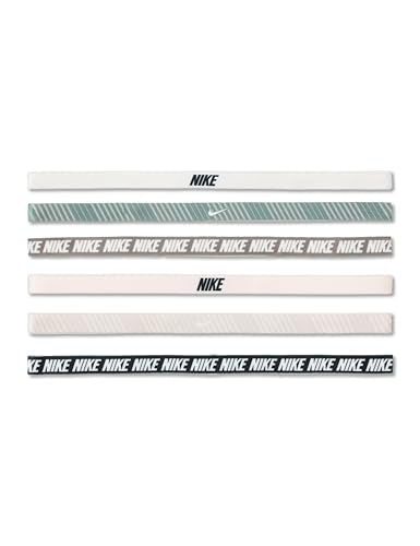 Nike Women's FLEX CLASSIC 6 PACK HEADBAND - color: Light soft pink/light army/white