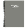 Fitness Planner for Women & Men - A5 Workout Log Book/Exercise Log to Track Weight Loss, Gym, Bodybuilding Progress - Daily Health & Wellness Journal, 5.8X8.25 In Workout Book - style: Grey