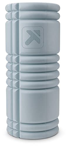 TRIGGERPOINT Performance Therapy Grid Patented Multi-Density Foam Massage Roller (80% Recycled) Exercise, Deep Tissue Muscle Recovery - Muscle Pain&Tightness, Improves Circulation (13"), Blue