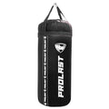 4Ft XL 135Lb Heavy Punching Kicking Bag for Adults, Boxing, MMA, Martial Arts, Muay Thai, Strength Training Equipment - color: Black / Black, size: Unfilled