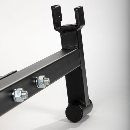 Titan Fitness Full Deadlift Barbell Jack Stand, 2000 LB Capacity, Elevated Lift for Easy Loading and Unloading Barbell Weight Plates, Weight Training, Deadlift Exercises, Powerlifting, Home Gym