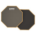Evans RealFeel - Drum Practice Pad - Drum Pad - Drummer Practice Pad - Gum Rubber & Neoprene, 2 Sided, 6 Inch,Grey - style: 6" - 2 Sided