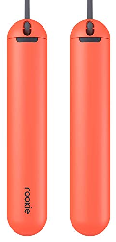 Tangram Smart Rope Rookie – Smart Jump Rope with Counter & App, Bluetooth Fitness Tracker, Adjustable Jump Rope for Weight Loss, Cardio, HIIT & Home Workouts - color: Coral