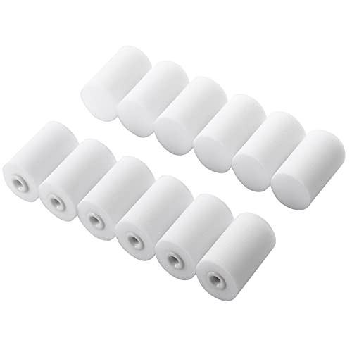 Foam Paint Roller, Sponge Paint Roller Sleeve, High Density Foam Mini Roller Covers,2", Pack of 12 - size: 2 inch Foam Covers