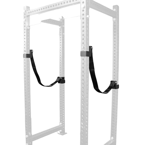 MARLANG Power Rack Attachments Safety Straps Squat Rack Attachments Fit 3x3 Power Rack for Row Deadlift Bench Press Hip Thrust Chest Press and More - size: 3"x3" Post,0.7" Hole diameter,Straps Length 31.45“