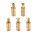The Door Bull Brass Pool Cover Anchors for Concrete & Pavers Deck | Universal Size Fits 3/4" Hole, Ideal for Inground Pool Safety Covers, Durable & Easy to Install - 5 Pack - size: 5 Pack