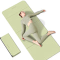 7-Fold Yoga Mat 70"x24" - 1/2 Inch Thick | Folding Exercise Mat, Compact Non-Slip TPE Mat, For Travel, Storage, Yoga & Home Gym, Lightweight & Portable - color: Grass Green + Black