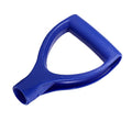 MroMax D Grip Shovel Handle Replacement, 1-1/4" Inner Diameter, PVC | Replacement Handle for Shovel, Spade, Snow Shovel & Rake, Yellow & Black Garden Tool Accessory, Ideal for Digging and Raking - color: Blue