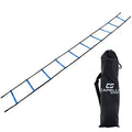 Capelli Sport Speed Agility Ladder, 10 Rung Sports Speed Training Workout Ladder with Carry Bag, Blue, 15 ft