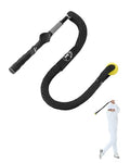 Golf Rope Swing Trainer, Professional Golf Swing Rope Training Aid to Improve Speed, Tempo, Rhythm, Flexibility and Strength, Golf Warm-Up Practice Equipment for Golfers of All Levels - color: Black-A