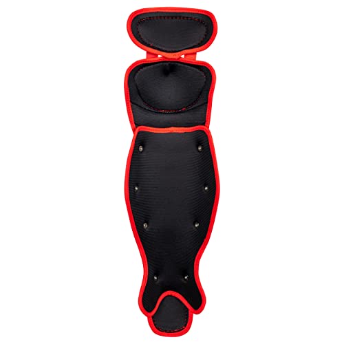 Champro Optimus MVP Double Knee Leg Guard - color: Scarlet, size: 14.5"