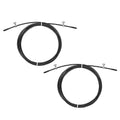 PATIKIL Speed Jump Rope Replacement Cable, Professional Skipping Rope Steel Wire Replace for High Speed Jump Ropes - color: Black