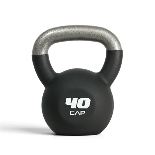 CAP Neoprene Coated Kettlebells - Multiple Sizes - size: 40.0 Pounds