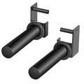 EVERYMATE Power Rack & Squat Rack Attachments Olympic Weight Plate Holder – Fits 2x2,2.3x2.3,3x3 Inch Tubes, 1" or 5/8" Hole – Bumper Plate Storage - color: For 3x3 Rack with 5/8" Hole (2 Pack)