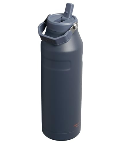 Stanley IceFlow Flip Straw 2.0 Water Bottle 50 OZ | Built-In Straw with Larger Opening | Lightweight & Leak-Resistant | Insulated Stainless Steel | BPA-Free | Twilight - color: Twilight, size: 50 Ounces