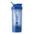 VOLTRX Protein Shaker Bottle, Merger USB C Rechargeable Electric Protein Shake Mixer, Shaker Cups for Protein Shakes and Meal Replacement Shakes, BPA Free, 24oz - color: Blue