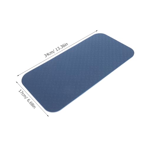 FOMIYES Extra Thick Tpe Yoga Mat Non-slip Widened Exercise Pad with Knee Protection 34x17x0.6cm Fitness Mat for Home Workout Women and Men