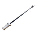 Kids Barbell 5LB Mini Barbell Bar 4ft for Beginner Women & Kids Weighted Bar, Compatible with 2-Inch Weight Plates, for Strength Training Gym Weight Lifting - color: Black&Silver
