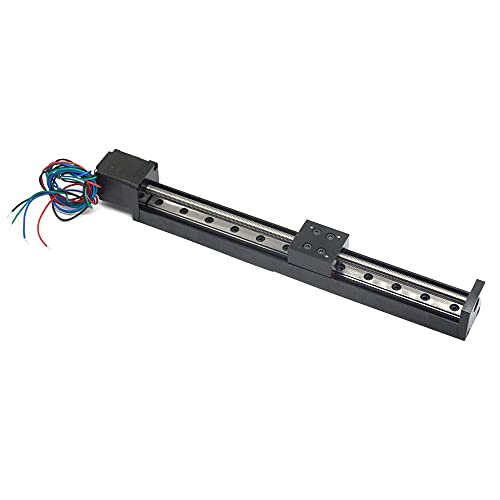 1PCS Mini Linear Rail Guide Slide Actuator T6x1 Lead Screw with NEMA11 Stepper Motor,200mm Effective Stroke Length for DIY CNC Router Parts X Y Z Linear (Size:200mm) - size: 200mm