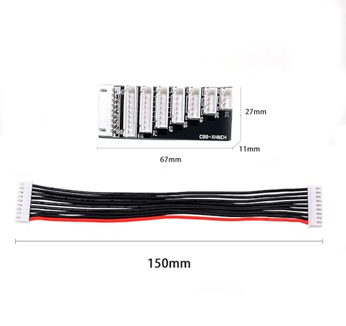 2-8S Lipo Battery Balance Board XH Connector Battery Charger Expansion Board for Icharger 308/406/408 Duo ISDT Charger