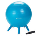 Gaiam Kids Stay-N-Play Children's Balance Ball - Flexible School Chair Active Classroom Desk Alternative Seating Built-In Stay-Put Soft Stability Legs, Includes Air Pump - color: Blue, size: 45cm