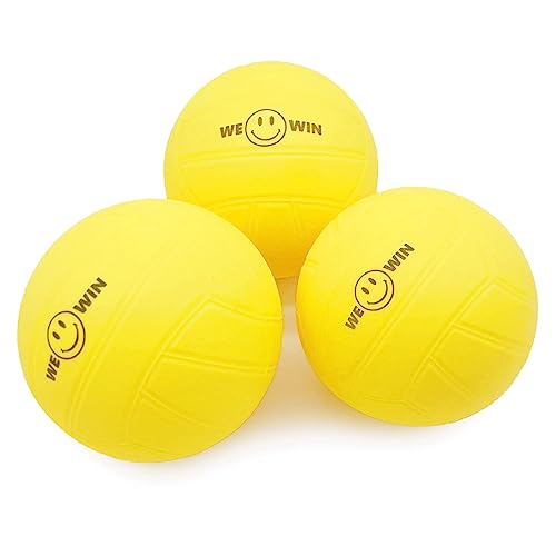 Spike Replacement Balls, Deep Grooves Soft Rubber Balls | Volleyball and Tennis Training Ball, Lawn Beach and Water Pool Recreation Ball, Works for All Roundnet Game Sets