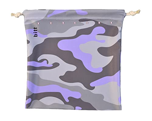 Bitt Sportswear Gymnastics Grip Bag, Camouflage for Girls Boys (Purple Camo) - color: Purple Camo