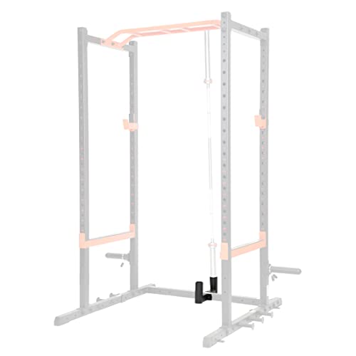 Sunny Health & Fitness Power Cage Squat Rack Attachments for Home Gym | Strength Training, Expanded Workout Variety, Durable Construction, Secure Fit, Quick Installation, Versatile Exercise Support - style: Bar Holder