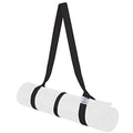 Yoga Mat Carrier Strap, Adjustable Thick Straps Sling for Carrying Large Mats, Stretching Band - color: Black
