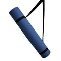 Thick Yoga Mat for Exercise & Pilates – Non Slip Yoga Mats with Strap, Extra Wide Gym Matt for Home, Lightweight & Durable Pilates Mat for Studio Fitness - color: DARK BLUE