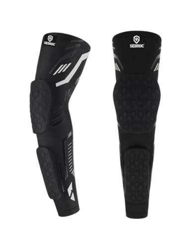 Sedroc Elbow Pads, Padded Arm Guards Forearm Protection Sleeves - color: Black Pair, size: X-Large
