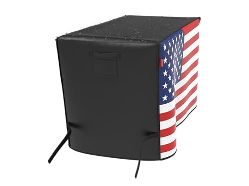 45" Heavy Duty Waterproof Gas Grill Cover fits Weber Char-Broil Coleman Gas Grill-Black,American Flag. - color: American Flag, size: 45"
