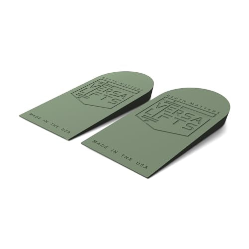 Hybrid™ Heel Lift Inserts (Pair) (Small) - Ideal for Cross Training, metcons, wods, Functional Fitness, HIIT, Squats, plyometrics - size: Small