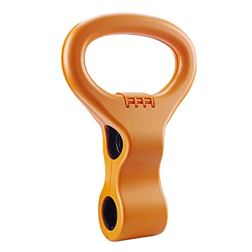 1Pcs Portable Dumbbell Adjustable Weight Exercise Grip Unisex Fitness Dumbbell Grip Home Workout Equipment Kettlebell Grip Adapter - color: Double hole