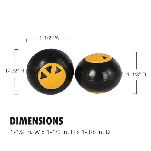 Citrus Breeze Deodorizing Balls 6-Pack TRNR-DB-CB, Shoe Deodorizer Balls and Gym Bag Odor Eliminator for Lockers, Closets and Sports Equipment with Adjustable Twist Vent Scent Control