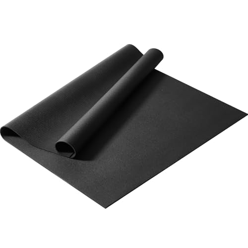 VEVOR Large Exercise Mat, 12'x6'/10'x6'/9'x6'/8'x6'/8'x5'/7'x5'/6'x4' (7mm) Extra Thick, Non Slip High Density Premium Workout Mat, Exercise Yoga Mat for Men & Women, Fitness & Exercise Mat with Bag & Carry Strap, for All Types of Home Yoga, Pilate & Floo