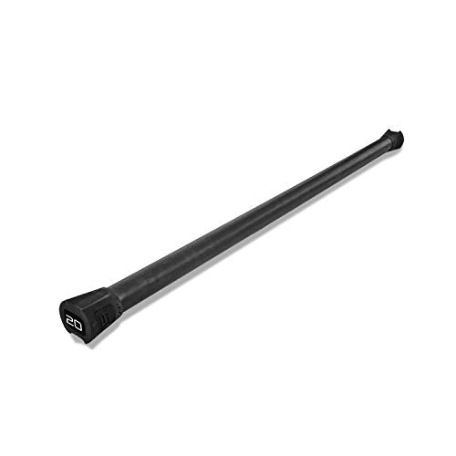 CAP Barbell Weighted Workout Bar | 5-20 lb | Multiple Options - style: 20 LB, Black