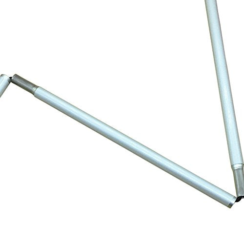 Aluminum Mobility Folding White Cane for Vision Impaired and Blind People (Folds Down 6 Sections) 150cm - color: Black Handle, size: 59.1 Inch (Pack of 1)