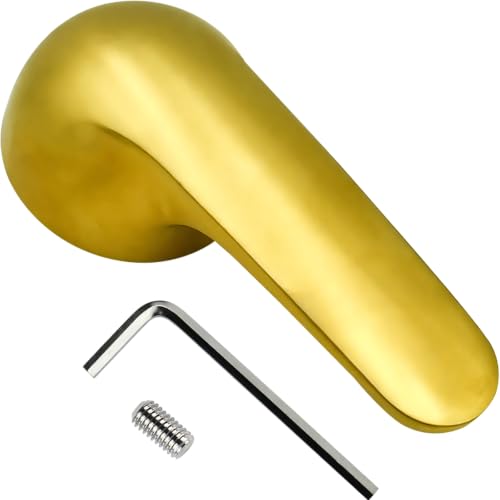 H79 Single-Handle for Delta Shower Faucet Replacement Handle Kit, Metal Lever Compatible with Delta 13/14 & 1300/1400 Series, Brushed Gold - color: Brushed Gold