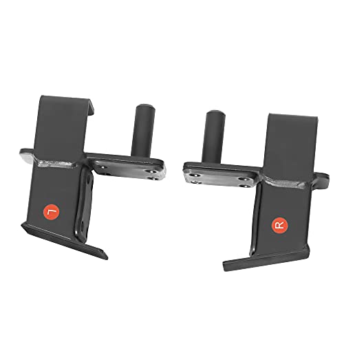Sunny Health & Fitness Power Cage Squat Rack Attachments for Home Gym | Strength Training, Expanded Workout Variety, Durable Construction, Secure Fit, Quick Installation, Versatile Exercise Support - style: J-Hook