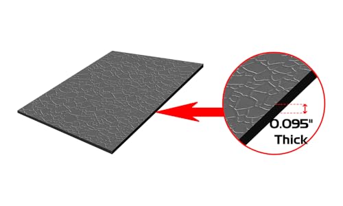 Rhino Mat Rhino-Hide Fitness Equipment Mat - 0.095” Thick PVC Floor Protector for Treadmill, Bike, Rowing & Elliptical - Non-Slip, floor protection, Noise-Reducing, Waterproof, DINP-Free, Made in USA - color: Red, size: 24"×48"